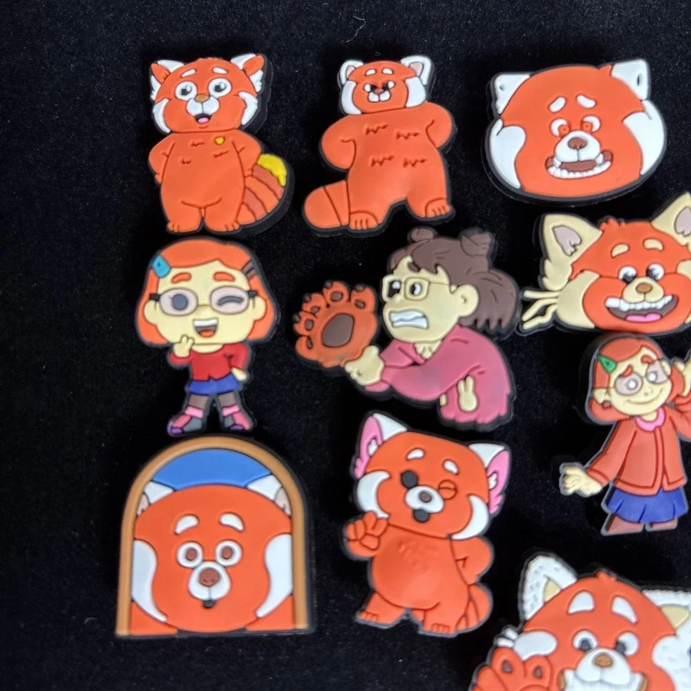 10 Turning Red Charms for  Clogs